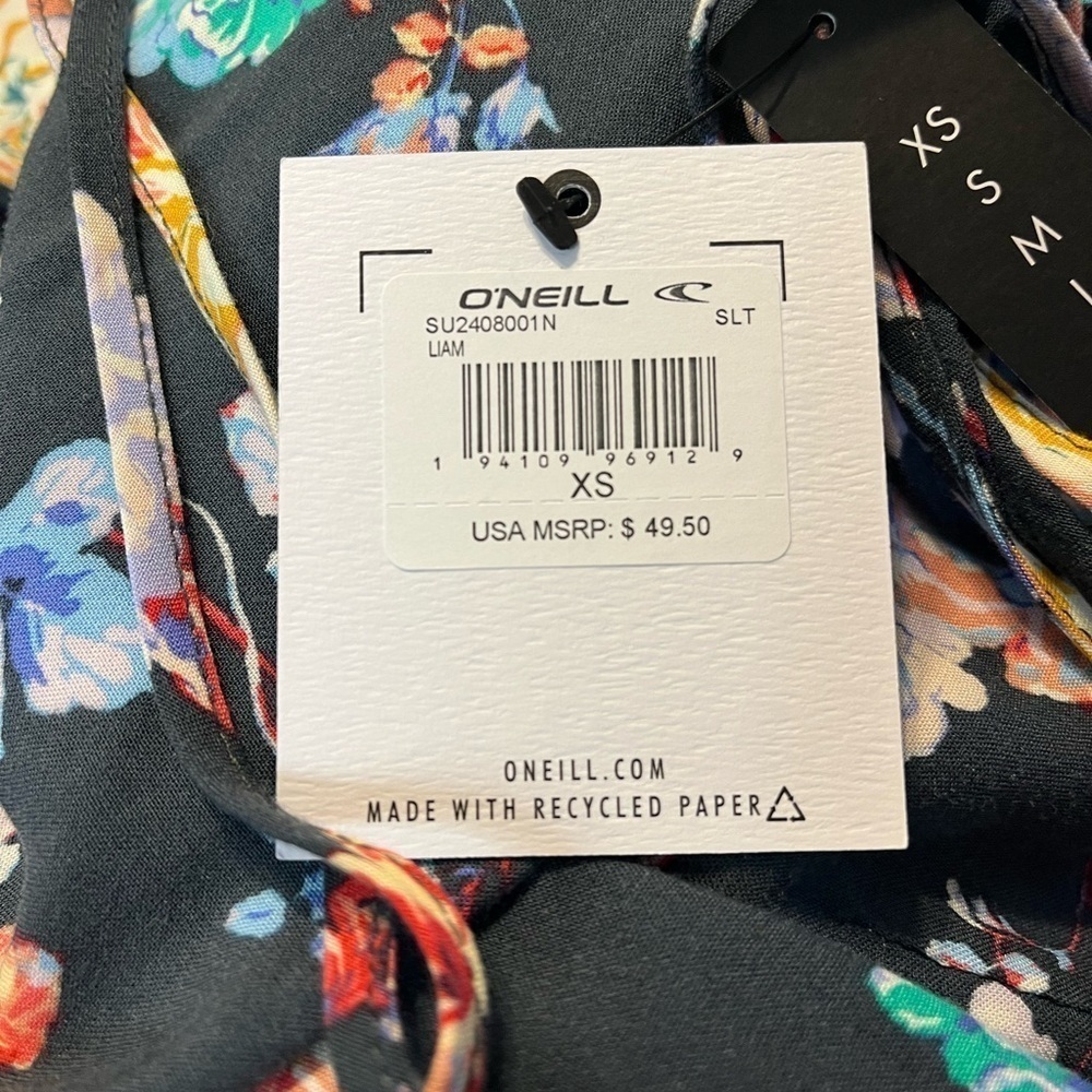 O”Neill Liam Floral Print Romper Sz XS NWT - Picture 5 of 9
